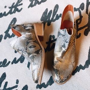 Ruika snake print ankle booties